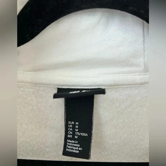 H&M white half zipper  sweater - Picture 3 of 8